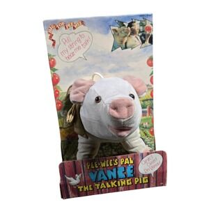 Vintage 1988 Matchbox Big Top Pee-Wee Herman Vance The Talking Pig Plush In Box